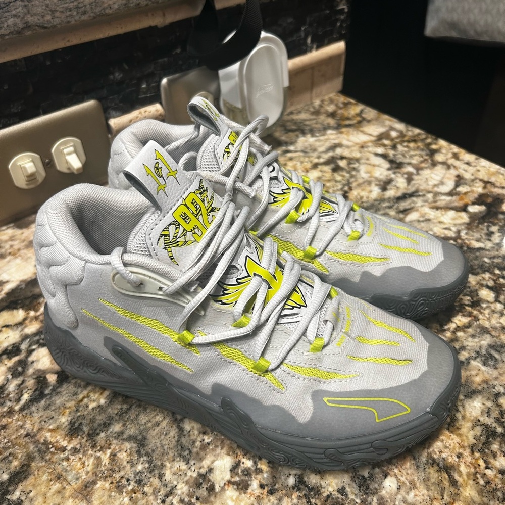 Puma Kids Sneakers - Gray and Yellow